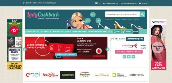 ladycashback come funziona